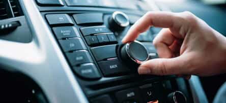 Adjusting Car Radio